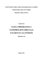 Uloga predrasuda u samoprocjeni zdravlja pacijenata sa stomom