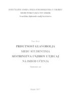 Prisutnost glavobolja među studentima sestrinstva i njihov utjecaj na ishod učenja