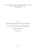 Maligne bolesti u bolesnika s autoimunim  reumatskim bolestima