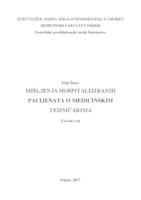 Mišljenja hospitaliziranih pacijenata o medicinskim tehničarima