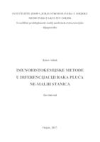 Imunohistokemijske metode u diferencijaciji raka pluća ne malih stanica (NSCLC)