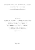 Zastupljenost tema iz područja kliničke supervizije u sestrinstvu u u hrvatskim i svjetskim časopisima