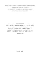 Infekcije urotrakta u Zavodu za intenzivnu medicinu u jednogodišnjem razdoblju