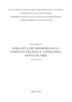 prikaz prve stranice dokumenta Dokazivanje sideroblasta i pohrane željeza u aspiratima koštane srži bojenjem pruskim modrilom