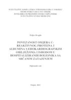 prikaz prve stranice dokumenta Povezanost omjera C  reaktivnog proteina i albumina s ehokardiografskim obilježjima i ishodom u hospitaliziranih bolesnika sa srčanim zatajenjem