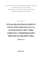 prikaz prve stranice dokumenta Učinak kratkotrajne dijete s povećanim udjelom NaCl na zastupljenost Th17 i Treg limfocita u perifernoj krvi zdravih mladih ispitanika