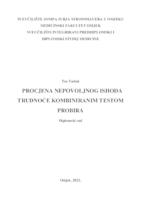 prikaz prve stranice dokumenta Procjena nepovoljnog ishoda trudnoće kombiniranim testom probira.