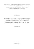 prikaz prve stranice dokumenta Povezanost ablacijske terapije jodom 131 i razine tumorskih markera karcinoma štitnjače