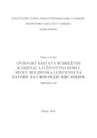 prikaz prve stranice dokumenta Ovisnost sastava bubrežnih kamenaca o životnoj dobi i spolu bolesnika liječenih na Zavodu za urologiju Osijek