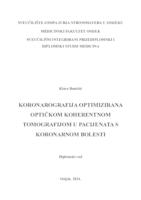 prikaz prve stranice dokumenta Koronarografija optimizirana optičkom koherentnom tomografijom u pacijenata s koronarnom bolesti