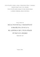 prikaz prve stranice dokumenta Dijagnostička vrijednost Yokohama sustava klasifikacije citoloških punktata dojke