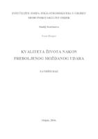 prikaz prve stranice dokumenta Kvaliteta života nakon preboljenog moždanog udara