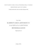 prikaz prve stranice dokumenta Kardiovskularni rizici u pacijenata liječenih hemodijalizom