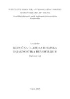 prikaz prve stranice dokumenta Klinička i laboratorijska dijagnostika hemofilije B