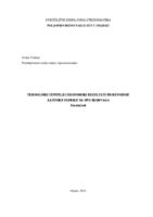prikaz prve stranice dokumenta Tehnološki činitelji i ekonomski rezultati proizvodnje začinske paprike na OPG Škorvaga