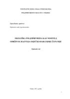 prikaz prve stranice dokumenta EKOLOŠKA POLJOPRIVREDA KAO NOSITELJ ODRŽIVOG RAZVOJA OSJEČKO-BARANJSKE ŽUPANIJE