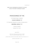 Flour - Bread : Proceedings of the 9th International Congress Flour - Bread '17 [and] 11th Croatian Congress of Cereal Technologists