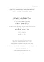 Flour - Bread '19 : Proceedings of the 10th International Congress Flour - Bread '19 and 12th Croatian Congress of Cereal Technologists Brašno - Kruh '19
