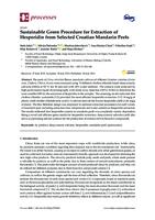 Sustainable Green Procedure for Extraction of Hesperidin from Selected Croatian Mandarin Peels