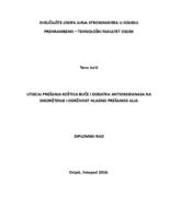 prikaz prve stranice dokumenta Utjecaj prešanja koštica buče i dodatka antioksidanasa na iskorištenje i održivost hladno prešanog ulja