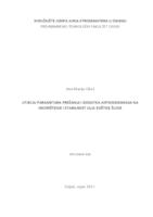 prikaz prve stranice dokumenta Utjecaj parametara prešanja i dodatka antioksidanasa na iskorištenje i stabilnost ulja koštice šljive