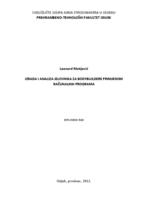 prikaz prve stranice dokumenta Izrada i analiza jelovnika za bodybuildere primjenom računalnih programa